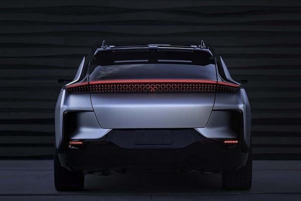 Rear view Faraday Future FF 91