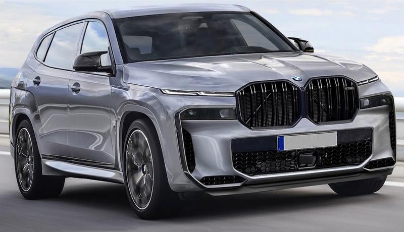 Ansicht von der rechten Seite BMW X8