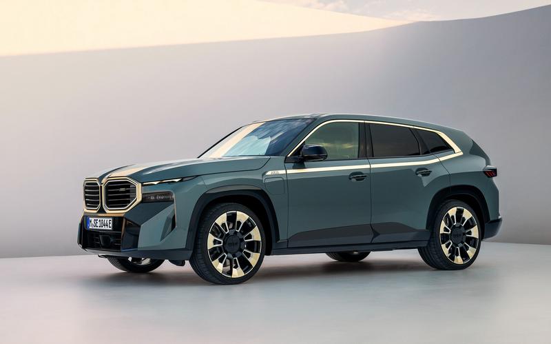 Ansicht von der linken Seite BMW X8