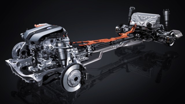 Motoransicht des Toyota Tundra Hybrid