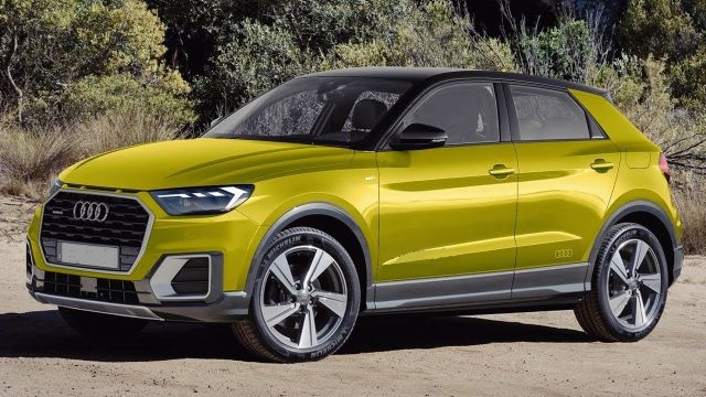 Ansicht von der linken Seite Audi Q1