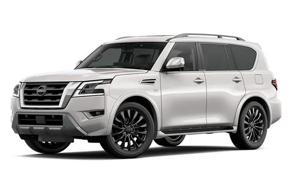 Ansicht von der linken Seite des Nissan Armada