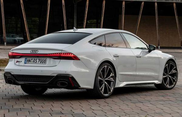 Rückansicht des Audi RS 7